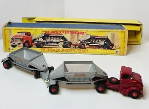 Matchbox M-4 FRUEHAUF HOPPER TRAIN Preowned All Original In Box Vintage - Picture 1 of 10