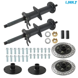 LABLT 1 Set Kit Assale Posteriore 40" per Go Kart Golf Cart Atv 4 Borchie Mozzo 7" 8" Ruote - Foto 1 di 8