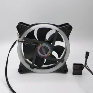 120mm ARGB PC Case Fan – RGB LED Quiet Cooling for Gaming Desktop | 3-Pin Power - Picture 1 of 8