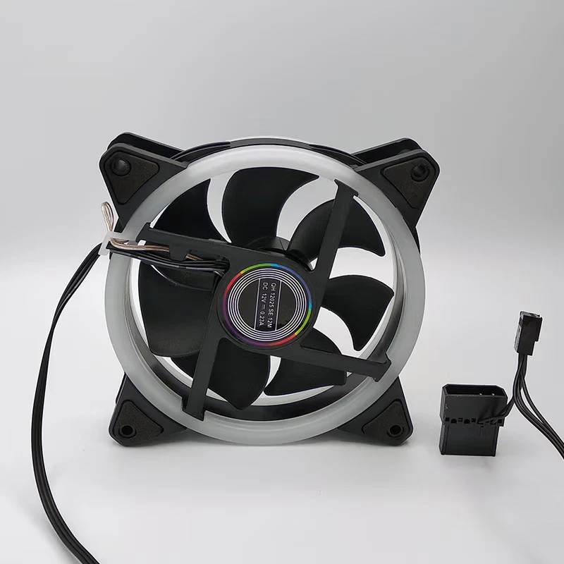 120mm ARGB PC Case Fan – RGB LED Quiet Cooling for Gaming Desktop | 3-Pin Power - Image 1 of 4
