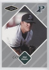 2005 Just Minors Justifiable Silver Glossy 1/1 Matt Walker #85 0f8