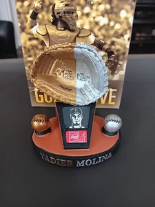 Yadier Molina St Louis Cardinals Gold And Platinum Glove Award SGA FREE SHIP - Picture 1 of 9
