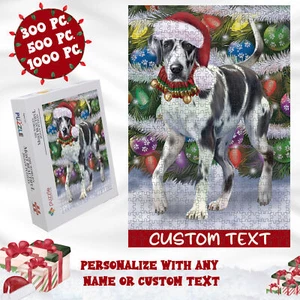 Great Dane Jigsaw Puzzle for Adults Interlocking Games Christmas Dog Gift NWT - Picture 1 of 52