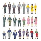 Seated And Standing Model People Figures + Park Bench Perfect For Train Layouts