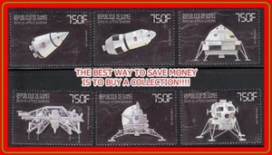MÓDULOS LUNARES GUINEA 1999 MNH ESPACIO, ASTRONOMÍA - Imagen 1 de 1