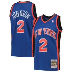 Men's Mitchell & Ness Larry Johnson New York Knicks Hardwood Classics Jersey M - Picture 1 of 3