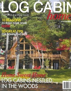 Log Cabin Homes Magazine Small Spaces Eco Friendly Furniture Bid Buying Tips - Picture 1 of 6