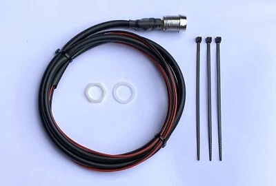 GAMMATRONIX LED Argento Cromato MOTO/BICI Livello Batteria Alternatore Carica 10mm