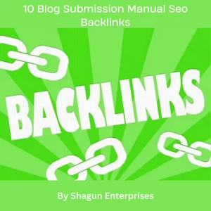 10 Blog Web 2.0 Submission Manual Seo Backlinks | High Quality Seo - Picture 1 of 1
