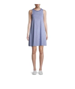 Time and Tru Women's Sleeveless soft Knit Dress Crew Neck Size Small in baby blu - Picture 1 of 8