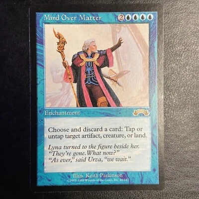 Mind Over Matter Vintage MTG Reserved List NM Near Mint - Image 1 of 2