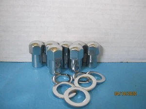 24 DUPLEX MAG LUG NUTS 7/16-20 6 LUG CHEVY GMC TRUCKS SHORT TOP 1" , 3/4 DIAMETE - Picture 1 of 2