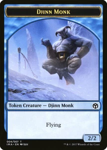 Djinn Monk Token 10x - Blue - Izzy Art - IMA Iconic Masters MTG Magic NM - Picture 1 of 1