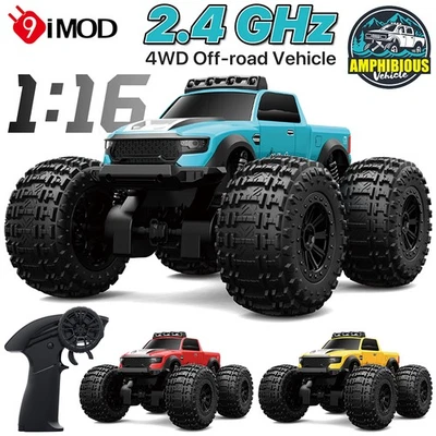RC C8816 1:16 RC Amphibious Car 4WD Drive 2.4G 50M 360° Rotation Off-road Cars - Image 1 of 4