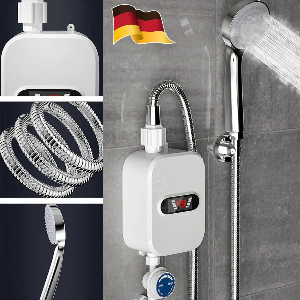 Produktbild von 6.5KW Durchlauferhitzer Elektronisch Warmwasser M/Dusche Warmwassergeräte