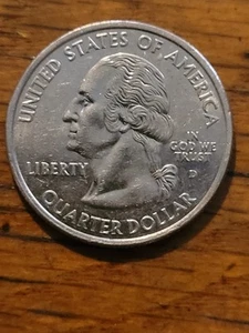 2004 D - WISCONSIN STATEHOOD WASHINGTON QUARTER EXTRA HIGH LEAF 🍃 ERROR Coin 🪙 - Picture 1 of 3