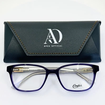 CANDIES CA0129 083 Púrpura Transparente Mujer Semi Gato Anteojos 54-17-135 B:38 Foto 1 de 4