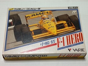 Family Computer Excellent Condition FC Satoru Nakajima F 1 Hero with Box and Man