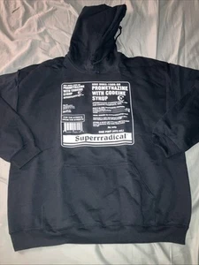 Superrradical Double Cup Lean Juice Doctor Black Hoodie Size XL - Picture 1 of 5