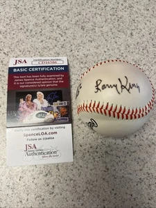 Pallone Rawlings firmato Larry King ufficiale League certificato JSA CM1072 - Foto 1 di 3
