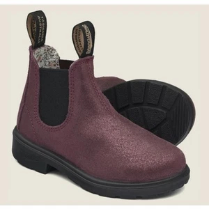 NEW Blundstone Girls 2090 Chelsea Boots Rose Pink Sparkle Kids Girls UK 3 4T - Picture 1 of 3