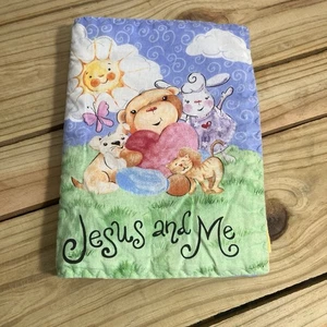 Vintage Babybuch Daisy Kingdom "Jesus und ich" Stofftier Michelle Palmer Stoff - Bild 1 von 10