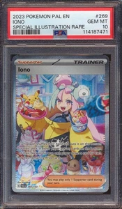 2023 POKEMON PALDEA EVOLVED IONO #269 SIR PSA 10! - Picture 1 of 2
