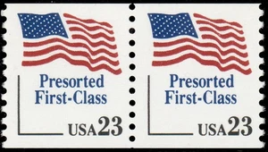 Scott 2605, the 1994 23¢ Presorted First Class Coil Pair - MNH - Picture 1 of 1