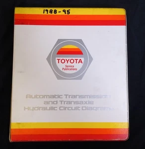 1989 Toyota Land Cruiser Truck MR2 Celica Transmission Hydraulic Circuit Diagram - Picture 1 of 16