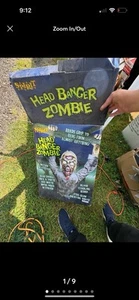 2012 Geist Halloween animierter Kopf Knaller Zombie Requisite Gemmy selten Rarität brandneu in Box - Bild 1 von 9