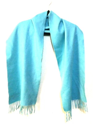 Bufanda Saks FIFTH AVENUE SCOTLAND Flecos 100% Cachemira 11.75" X 60" Foto 1 de 4