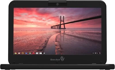 Chromebook Sector 5 modelo E1. Chrome OS. SSD de 4 GB de RAM, 32 GB Foto 1 de 4