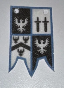 LEGO CASTLE LION KINGHTS,BLACK FALCON Custom Flag! - Picture 1 of 2
