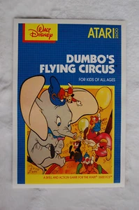 Dumbos Flying Circus Video Game Promotional Poster Atari 2600 1980s - Picture 1 of 1