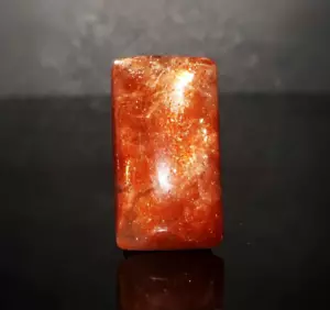 Natural Sunstone Cushion Shape Cabochon 10.20 Cts 19x10.5 mm Orange Sunstone - Picture 1 of 3