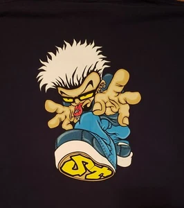 Retro Blue ST Men's sz. M Medium L Large T-Shirt Tee Skater - Picture 1 of 6