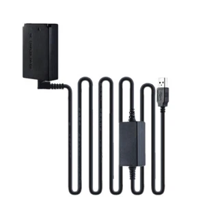 DR-E12 DC Kupplung LP-E12 Dummy Akku + USB Stromkabel für Canon M50II M100 M200 - Bild 1 von 6
