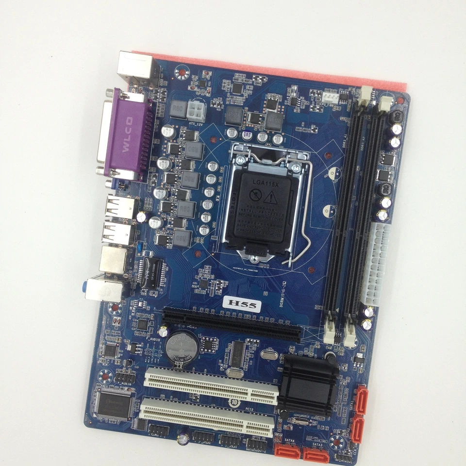 New Intel P55 Micro ATX Computer Motherboard VGA HDMI Support LGA 1156/Socket H - Image 1 of 1
