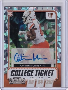 Quintin Morris 2021 Contenders Draft Picks Cracked Ice Rc Auto (13/23) - Picture 1 of 2