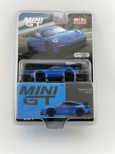Porsche 911 (992) GT3 Haifischblau - Mini GT MGT 00381 - Bild 1 von 4