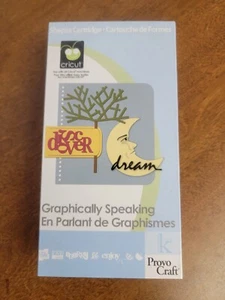 Cartucho Cricut Formas Gráficas Hablantes Provo Craft Link Estado Desconocido - Imagen 1 de 4