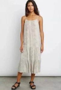 Rails Adora creme Schlangenleder Kleid Slip Style verstellbare Träger Gr. M - Bild 1 von 14