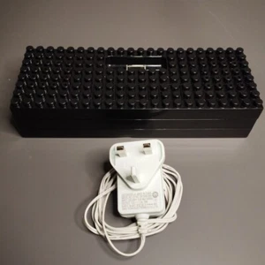 Building Brick Speakers iPod Dock Retro Tested Working - Picture 1 of 16