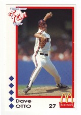 1992 McDonald's Cleveland Indians Tribe Kids Fan Club Dave Otto NNO