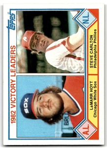 1983 Topps 1982 Victory Leaders - LaMarr Hoyt/Steve Carlton #705 NM+