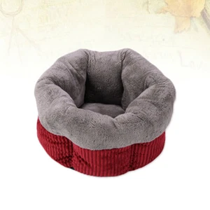 Katze Bett warme weiche Fleece Katze Iglu Bett mit rutschfeste Unterseite - Bild 1 von 12