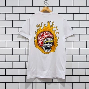 GIFTS OF FORTUNE LIGHTING SKULL T-SHIRT WHITE - Picture 1 of 4