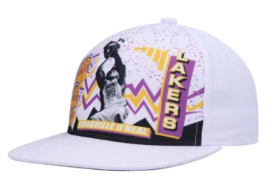 NBA Los Angeles Lakers Mitchell & Ness Adulto Shaq #34 Snapback Gorra M&N ¡NUEVA! Foto 1 de 4