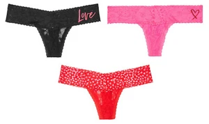 Pantias tanga Valentines The Lacie 2019 Victoria's Secret talla XL ~ tú eliges el color - Imagen 1 de 4