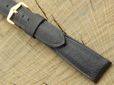 Correa de reloj vintage Benrus inglés Marruecos con hebilla tono dorado 16 mm NOS Foto 1 de 4